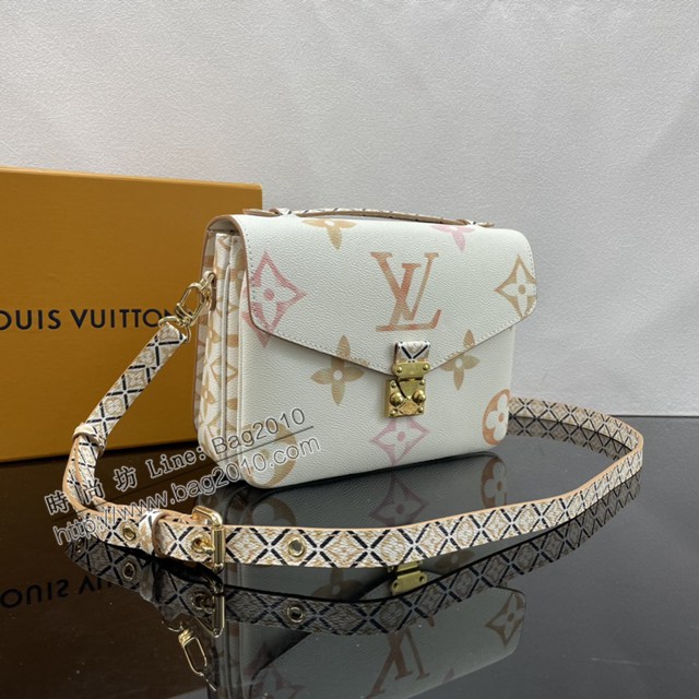 Lv路易威登2023專櫃新款Pochette Metis手袋 LV手提單肩斜挎女包 M23055 ydh5106
